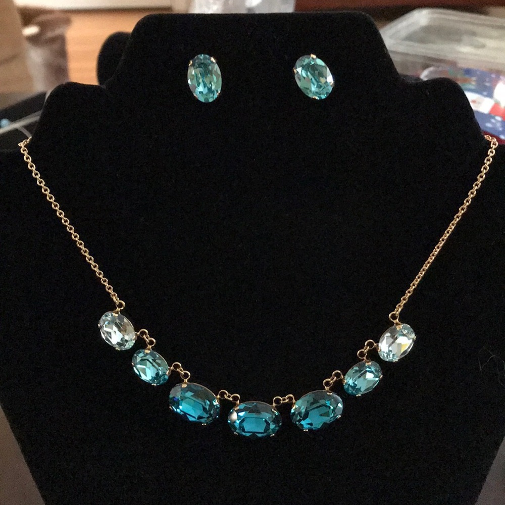 Touchstone Crystal by Swarovski Necklace&Earrings